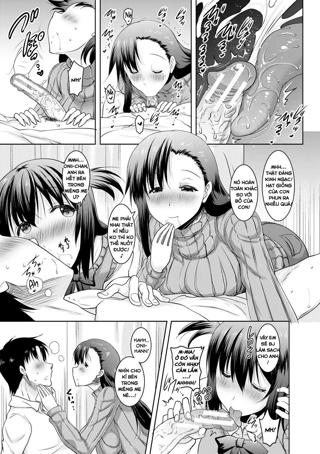 Xem ảnh 10 trong truyện hentai Kyonyuu Oyako No Shita To Shikyuu Ni Renzoku Shasei - Chap 2 - Truyenhentai18.net
