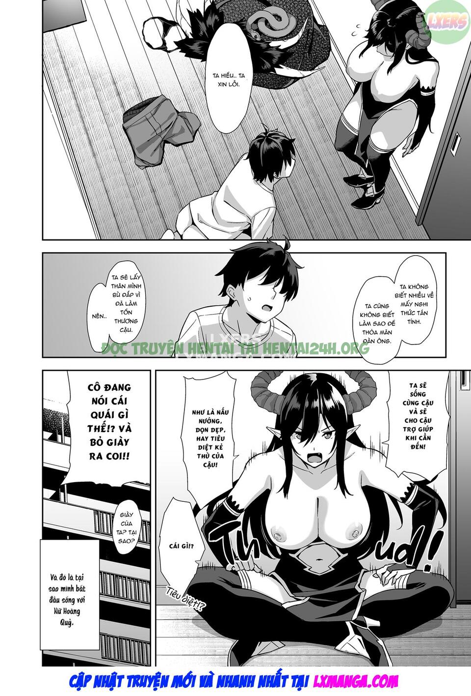 Hình ảnh 23 trong My Sex-Crazed Life With The Insatiable Demon Queen - One Shot - Hentaimanhwa.net
