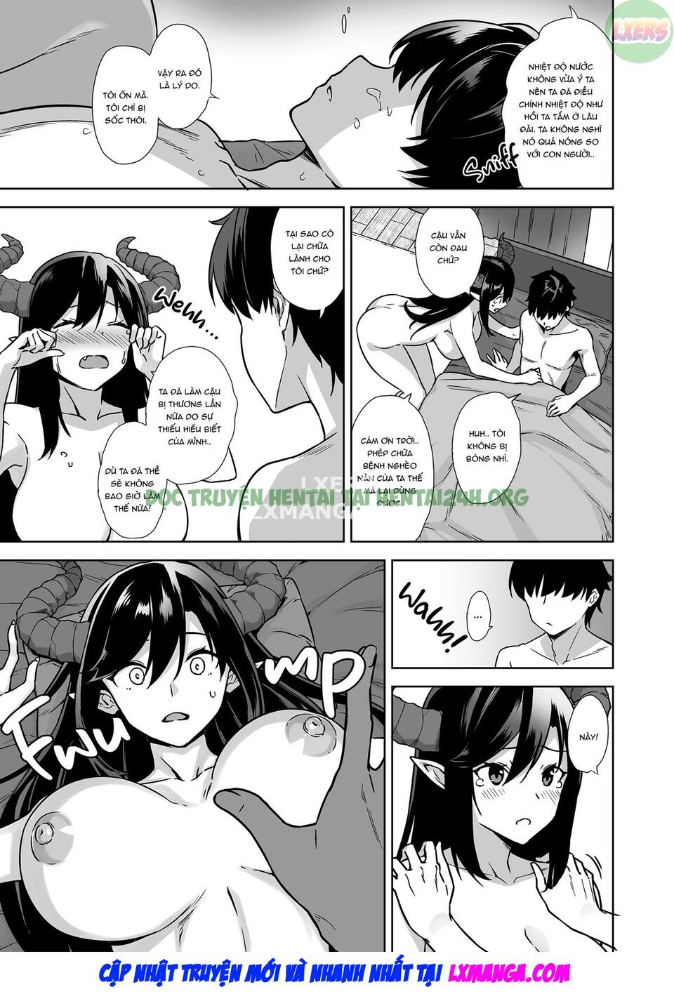 Hình ảnh 28 trong My Sex-Crazed Life With The Insatiable Demon Queen - One Shot - Hentaimanhwa.net