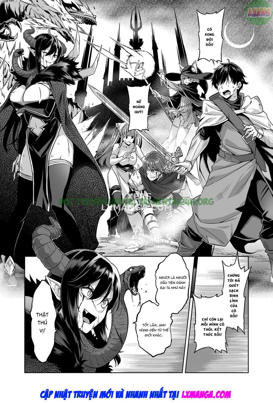 Hình ảnh 4 trong My Sex-Crazed Life With The Insatiable Demon Queen - One Shot - Hentaimanhwa.net